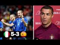 Италия 1-1 (4-2) Испания | Реакция Роналду на выход Италии в Финал Чемпионата Европы