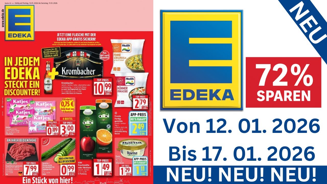 EDEKA Prospekte Angebote Werbung Gültig von 12.01.26 bis 17.01.26 Werbung DE
