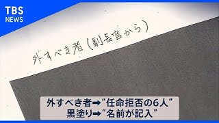 学術会議 任命拒否に杉田副長官の関与示す資料【news23】