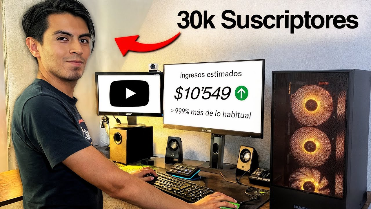 Así es como logré Vivir de mi Canal siendo un Youtuber Pequeño