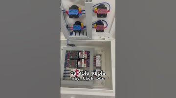 Tủ điều khiển máy tách bùn #techx #dieukhientudong #electrical #automation #tudonghoa