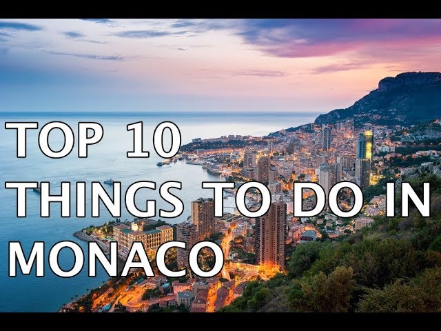 Things to do in Monaco 4k | Must Do YouTube