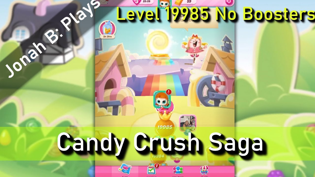 Candy Crush Saga Level 19985 No Boosters - YouTube