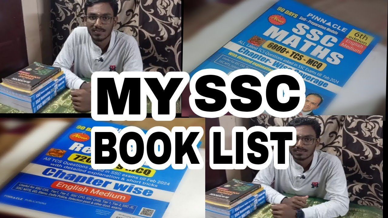 Ssc booklist ssc cgl chsl ssc study vlog study vlog tamil