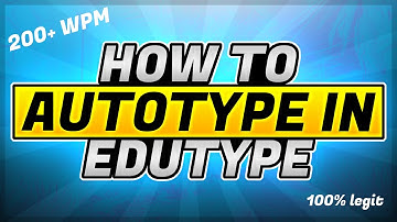 How to AutoType in EduTyping and Typing.com! (Updated 2021)
