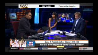 First Take Rockets Defeat Clippers 05 18 15