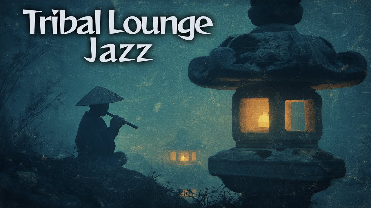 Japanese Dark Jazz 🌑 BLUE MIST RITUAL - Tribal Lounge Jazz & Shakuhachi for Deep Focus