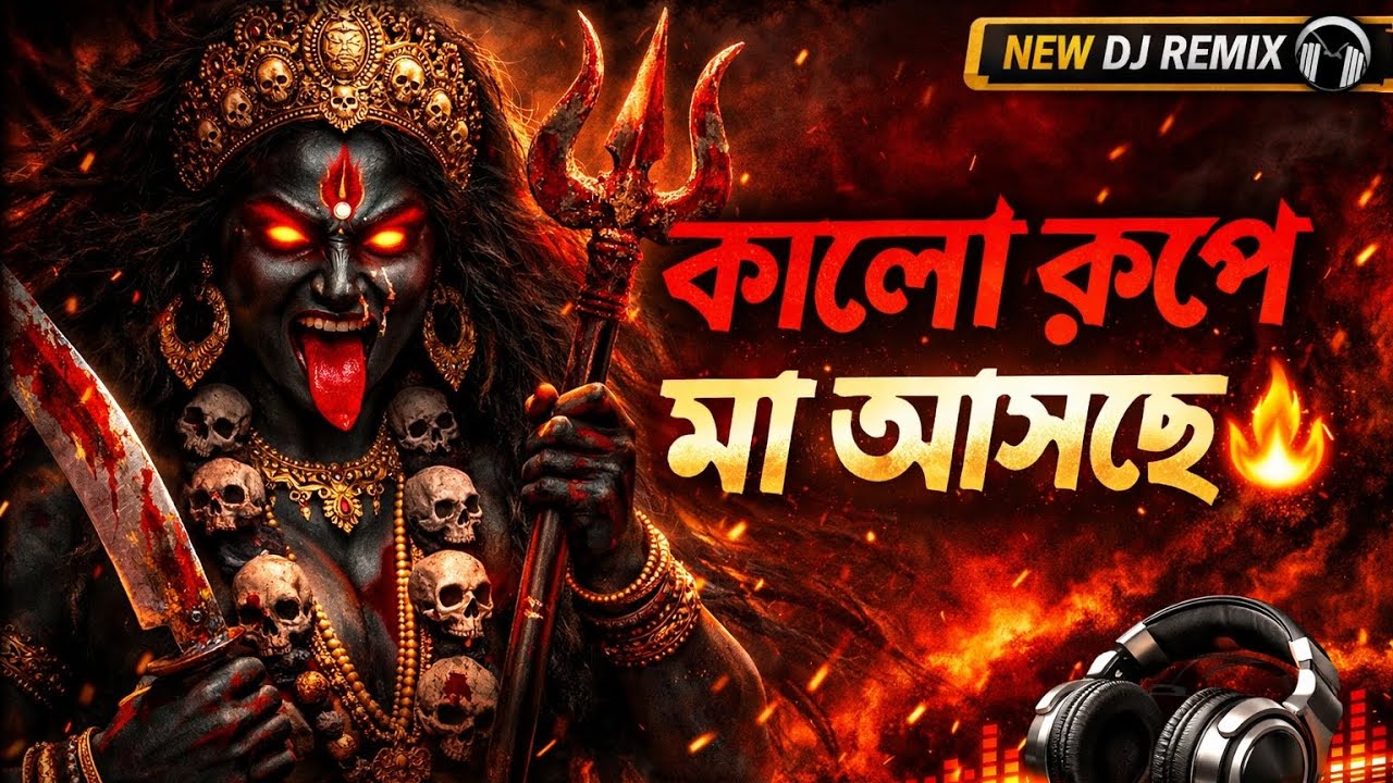 কালো রুপে মা আসছে 🔥 | Maa Kali New DJ Remix 🎧 | Shyama Sangeet 2026
