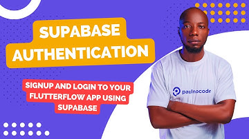 Supabase AUTH in flutterflow