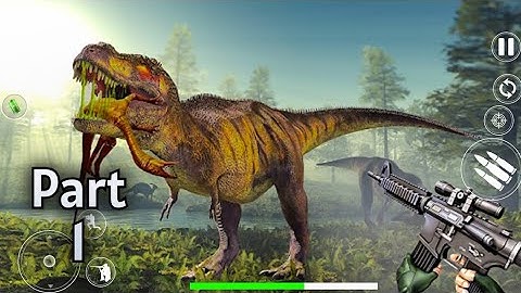 🦖 Dino Hunting: Wild Animal Game Walkthrough Part 1 | Mobile Gameplay (Android/iOS)