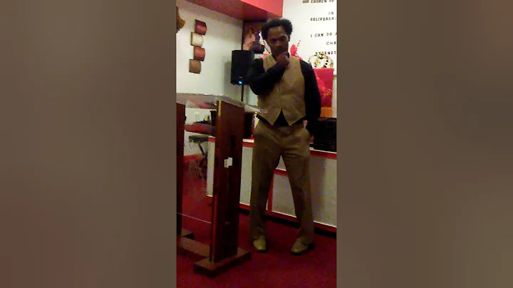 Elder Alvin Boyce preaching 8/5/16