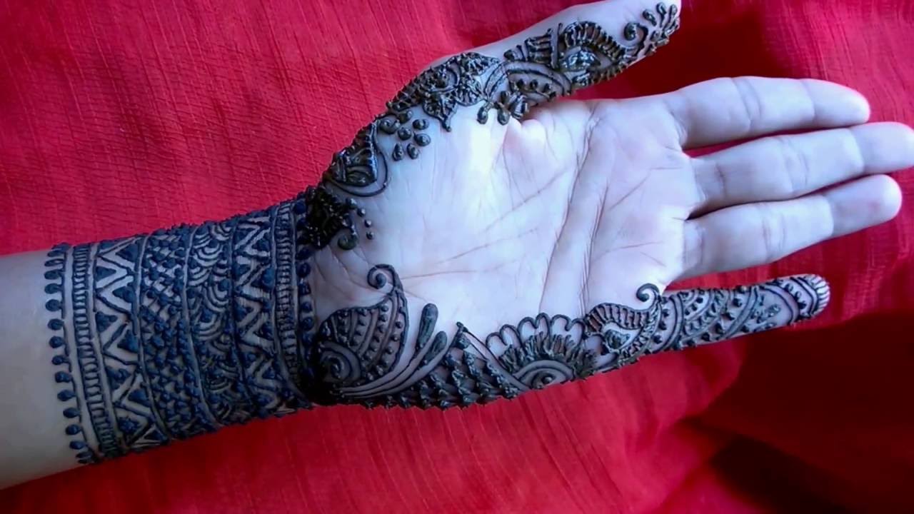 easy jewellery inspired henna mehndi by Snehal - YouTube