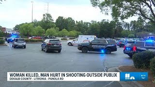 Woman killed, man hurt in shooting outside DeKalb Publix