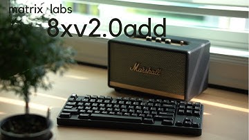 Matrix 8xv2.0 Add Blackout Keyboard Typing Sound Test