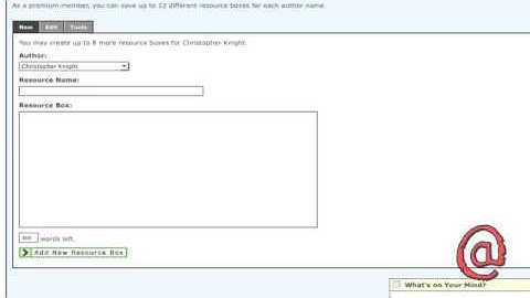 How to Create the Perfect Resource Box