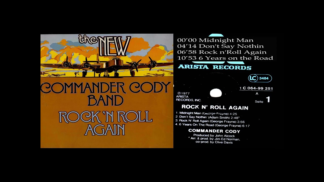 The New Commander Cody Band .Rock