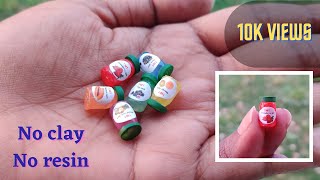 DIY Miniature Jam Bottle Tutorial | Step by step tutorial | Easy Dollhouse Miniatures | No Clay