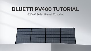 BLUETTI PV400 | Unboxing & First use