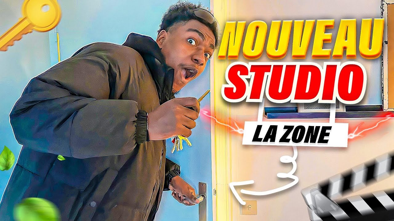 NOUVELLE ANNÉE = NOUVEAU STUDIO "LA ZONE" - YouTube