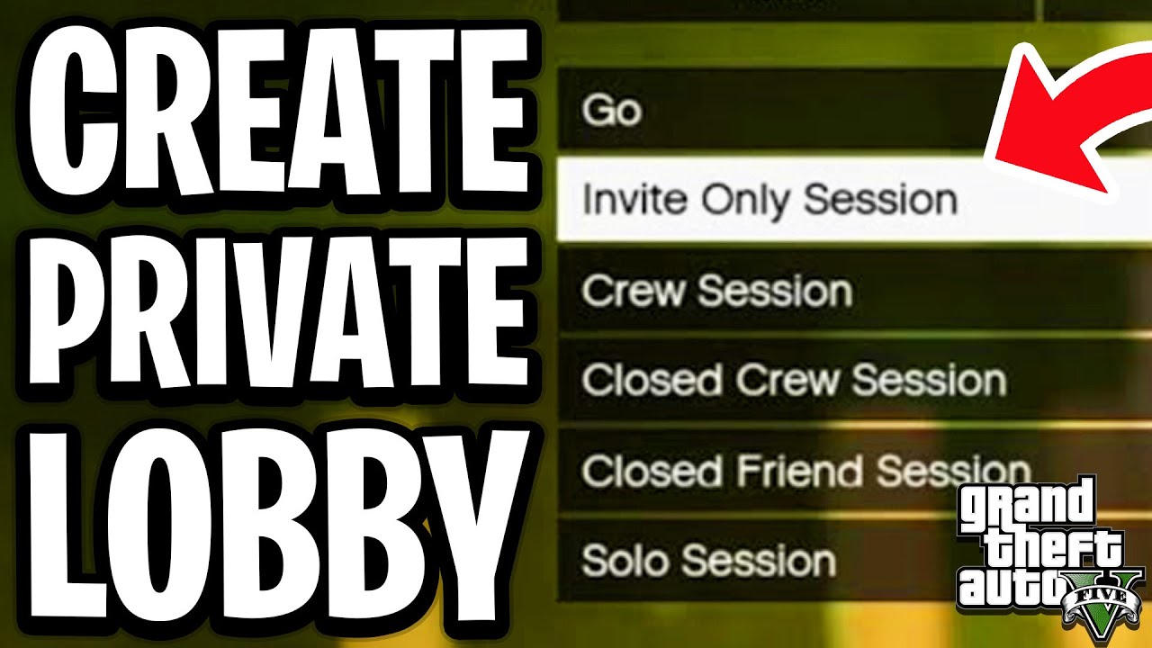 How To Create A Private Lobby In GTA 5 Online Full Guide YouTube 
