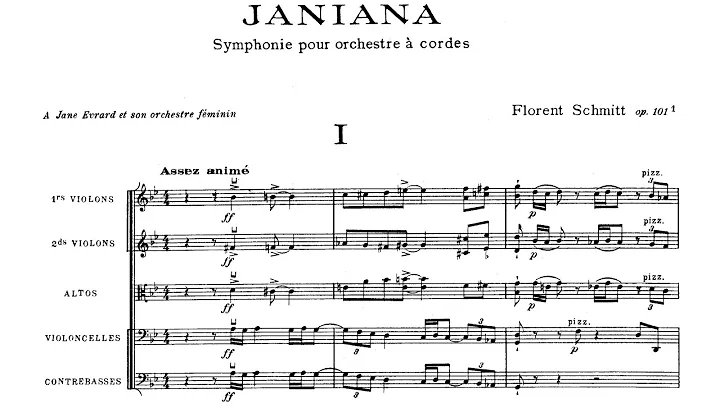 Florent Schmitt - Janiana, symphony for string orc...