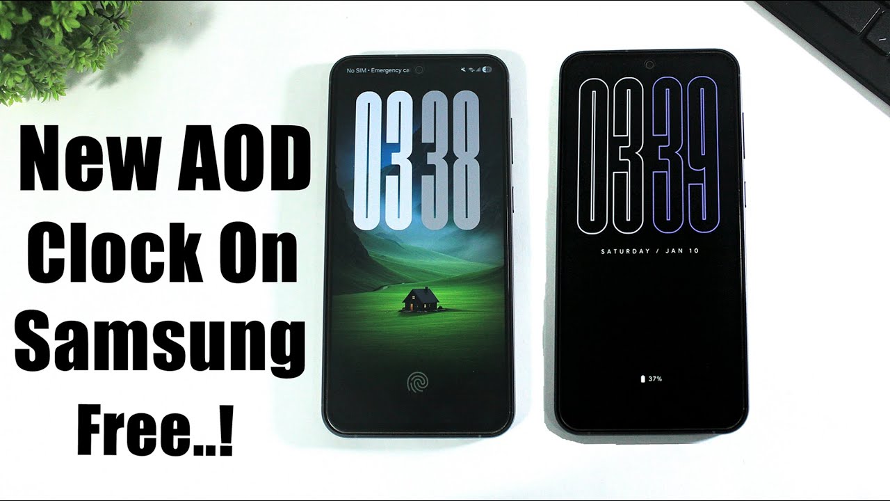 Install ONE UI 8 New AOD On Any Samsung | Enable This NEW AOD FEATURE On Your Samsung Galaxy Device