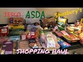 ASDA, SAINSBURYS , TESCO  BARGAIN SHOPPING HAUL