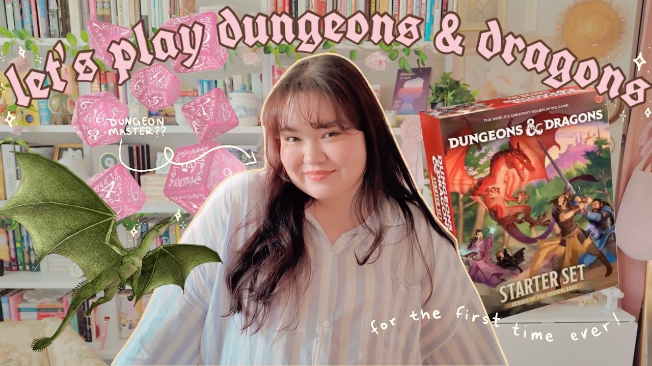 playing dungeons & dragons for the *first time ever* 🐉 heroes of the borderlands starter set