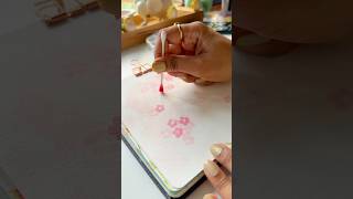 Easy watercolor with Q-tips #watercolor #artshorts #painting #artreel #artshorts #shortsfyp #fyp