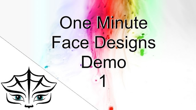 One Stroke Chinese Dragon — Fast & Easy Face Painting Tutorial 