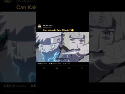 Kakashi vs Minato Bell Test 🔥⚡ | Naruto Shippuden #shorts