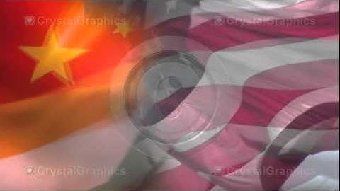 Video Clips for PowerPoint by CrystalGraphics - US China India Flag Loop