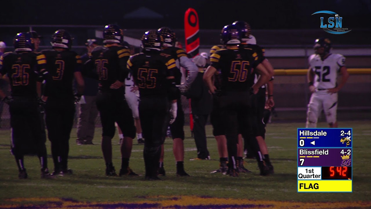 Hillsdale vs Blissfield Royals (2017 Football) YouTube