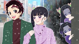 クリスマスにデートをする炭治郎とカナヲに忍び寄る影。しのぶ、カナエを退け、無事ゴールインできるのか！【キメツ学園×声真似】