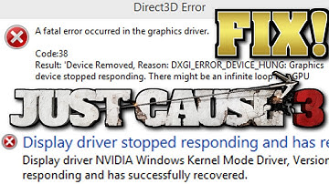 Just Cause 3 - FIX! Error 38 Infinite Loop Crash