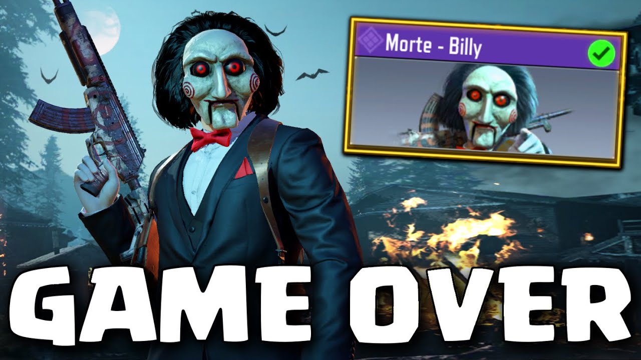 SAIU OFICIAL VAMOS JOGAR UM JOGO ? VOU DAR BILLY DOS JOGOS MORTAIS JIGSAW -  CALL OF DUTY MOBILE 