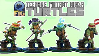 Review Tartarugas Ninja Q Fig coleção completa - Estátuas em miniatura