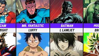 SUPERHEROES vs ANIME: Characters With The Same Power!