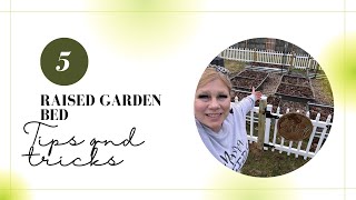 Top 5 Tips for Succesful Raised Bed Gardening! @thewellnesshomesteader