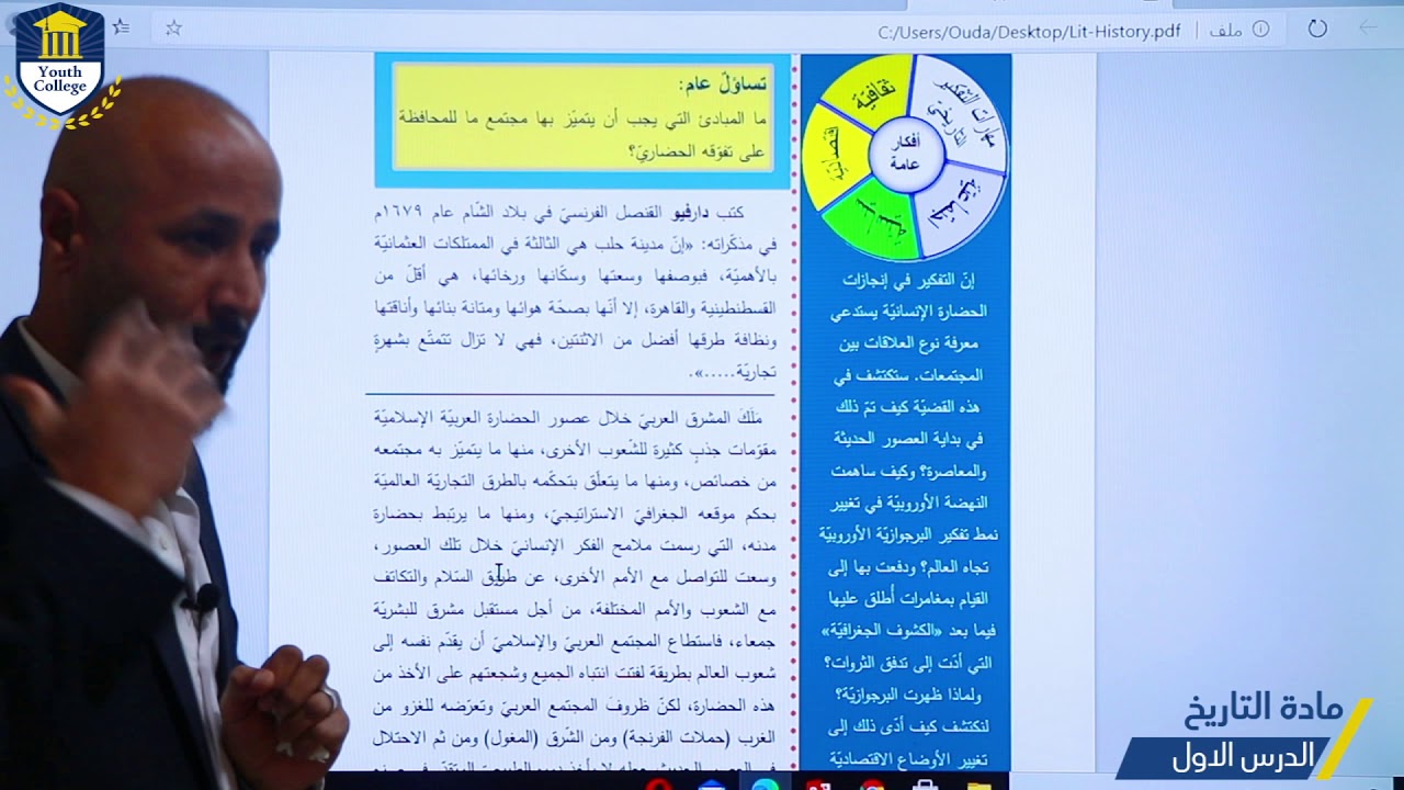 الدرس الاول متغيرات صنعت التاريخ