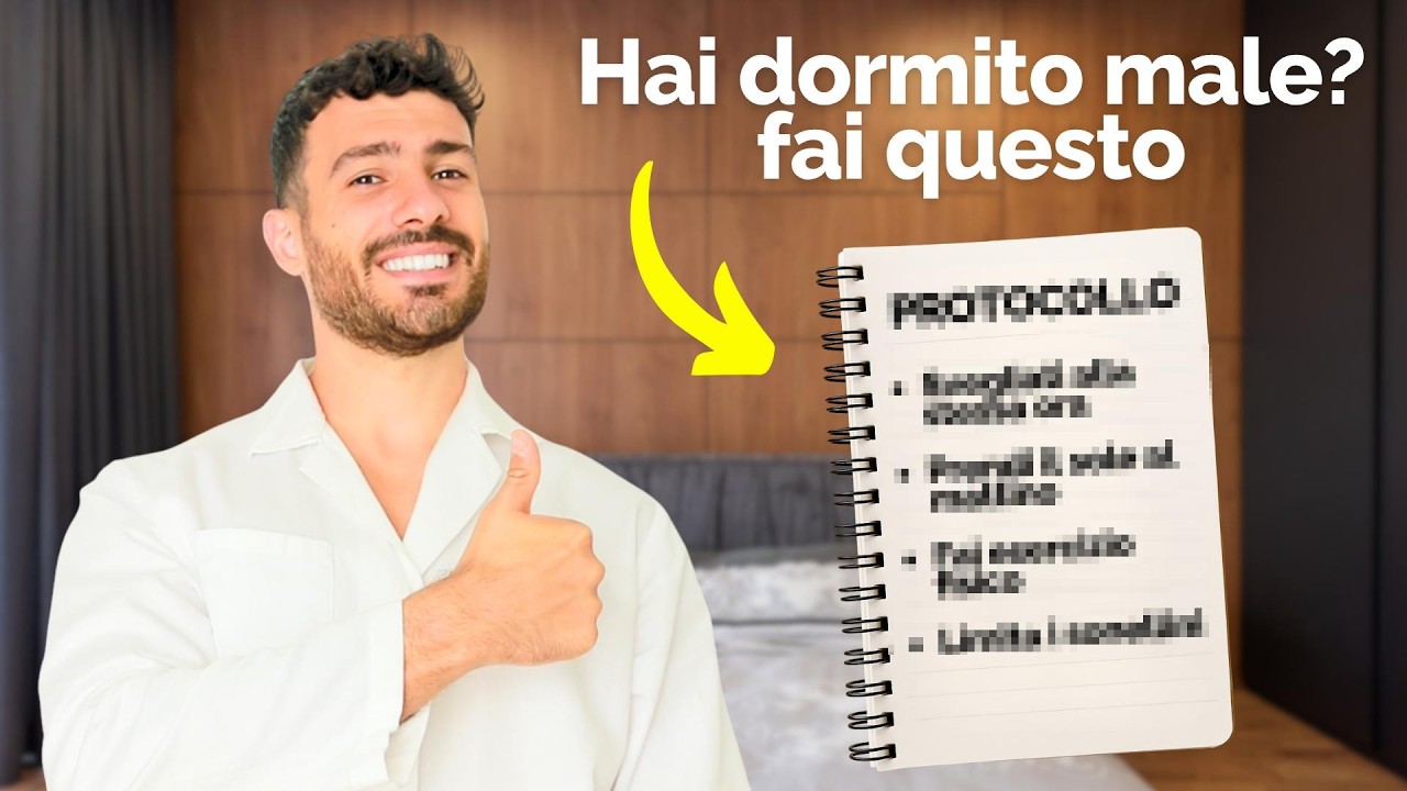 Hai dormito MALE? Segui questo PROTOCOLLO per riprenderti al meglio la mattina!