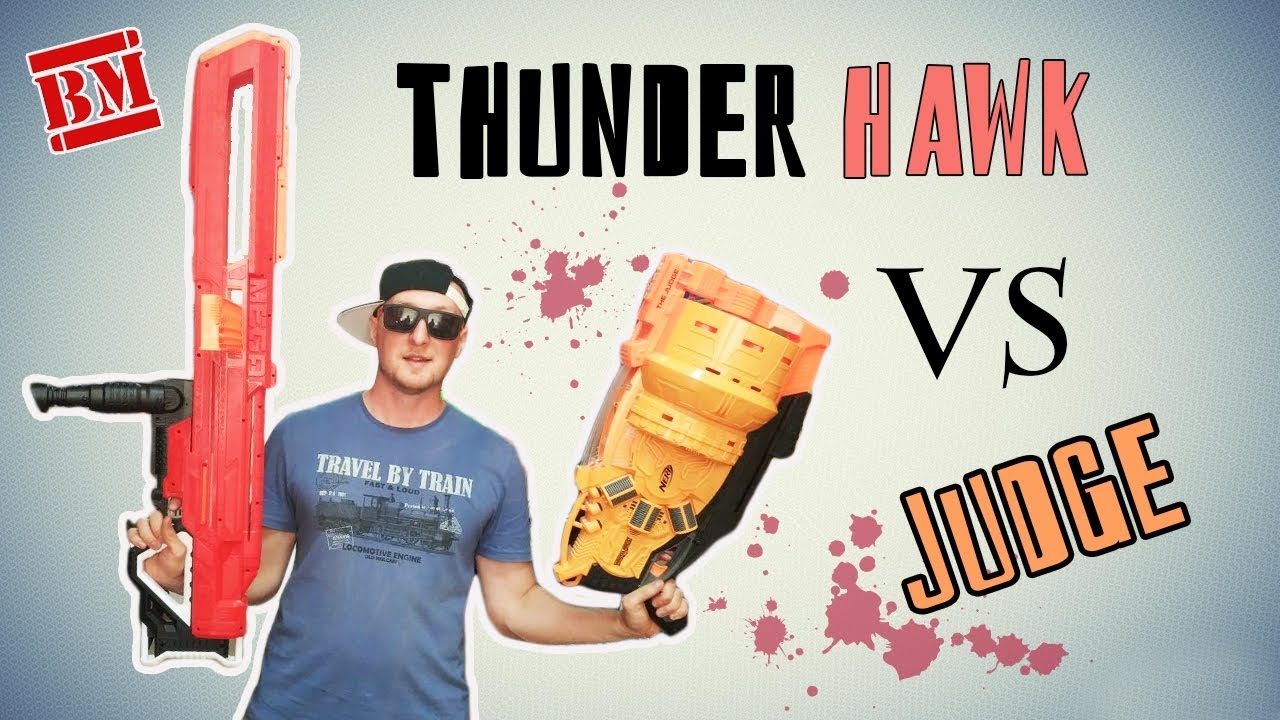 ThunderHawk vs Judge (Nerf баттл)