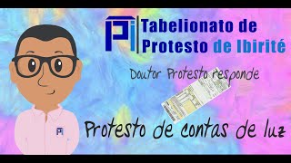 Protesto de contas de luz