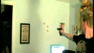 Muzzle flare, wall impact, bullet and slide test