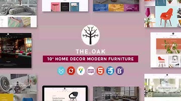 WordPress WooCommerce Theme for Furniture Decoration Design eCommerce Store | WP TheOak |