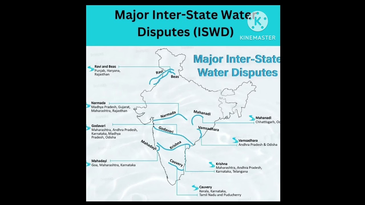 Major Inter-State Water Disputes (ISWD).......
