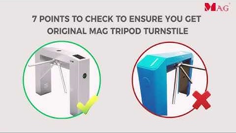7 points to check if your MAG turnstile is original?