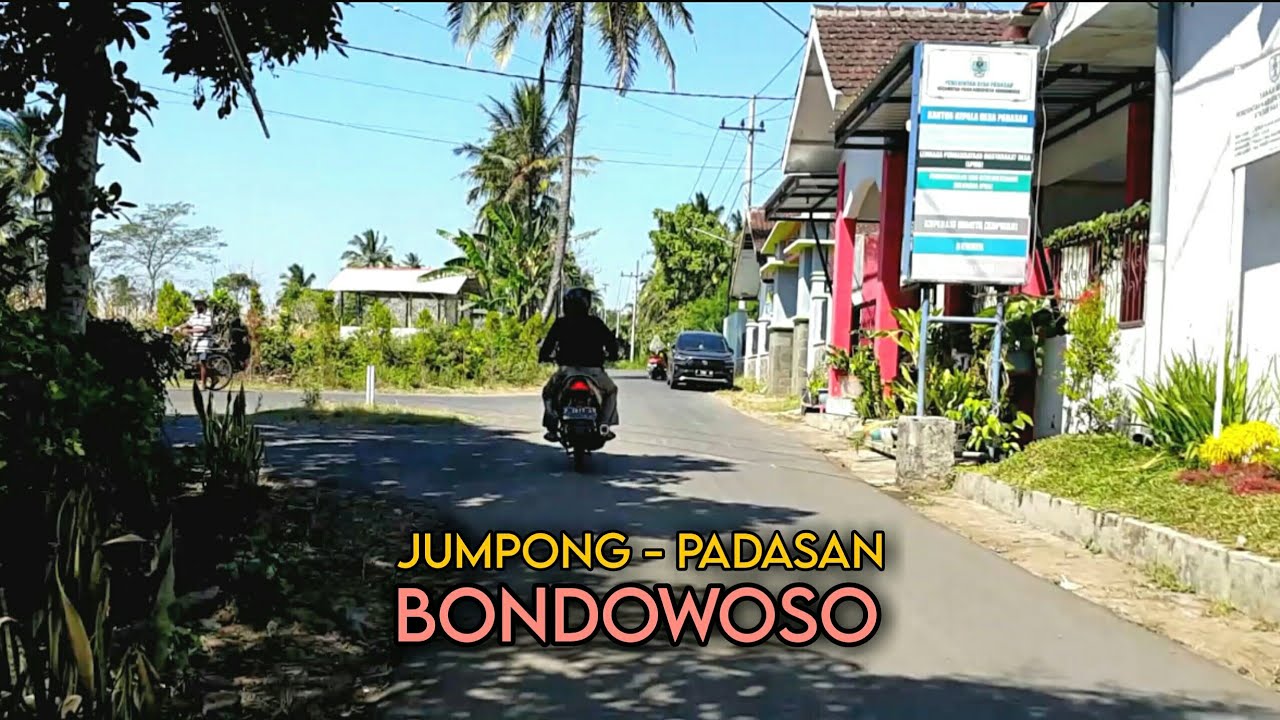 SUASANA JALANAN DESA JUMPONG - PADASAN | KELILING JALANAN BONDOWOSO JAWA TIMUR