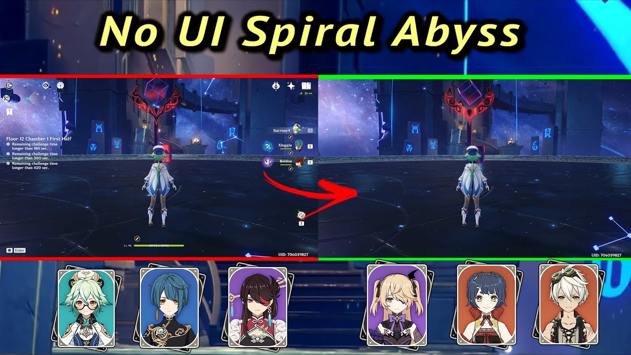 Can these Six 4*s Beat No UI Challenge? | Spiral Abyss 4* Only (No BP ...