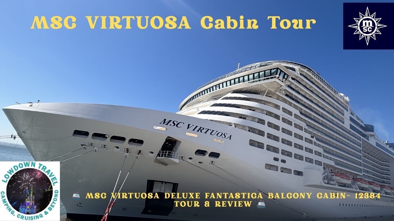 MSC Virtuosa Balcony Cabin Tour & Review | Deluxe Fantastica Cabin 12384 | Aft Balcony 🚢